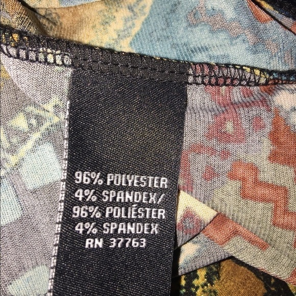 Rafaella‎ size small studded Aztec southwestern print boho bohemian hippie comfy - Picture 7 of 7